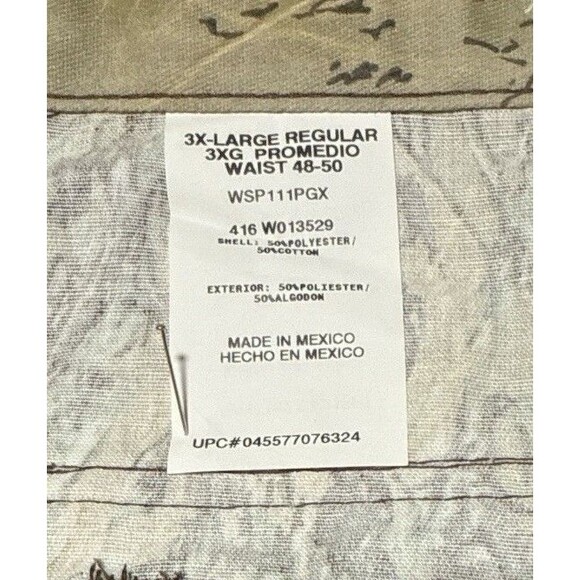 Liberty Hunting Pants 3XL Waist 50 Prairie Ghost Camo Adjustable Cinch Cuffs Vtg - Picture 3 of 4